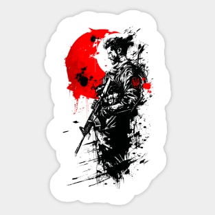 Ukrainian samurai Sticker